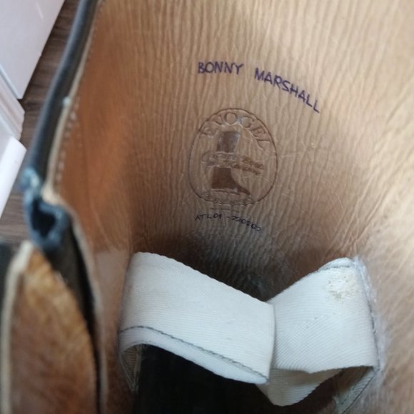 E. Vogel custom black leather field boots ladies size 7 - Picture 6 of 11